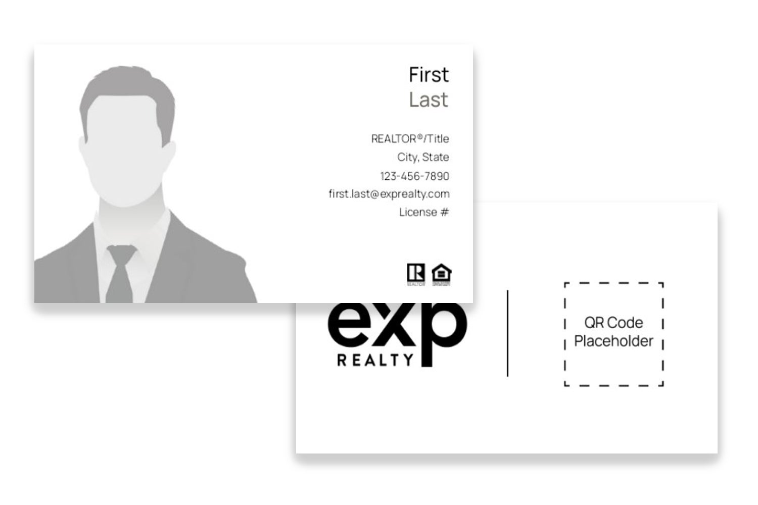White - QR Code - With Photo
